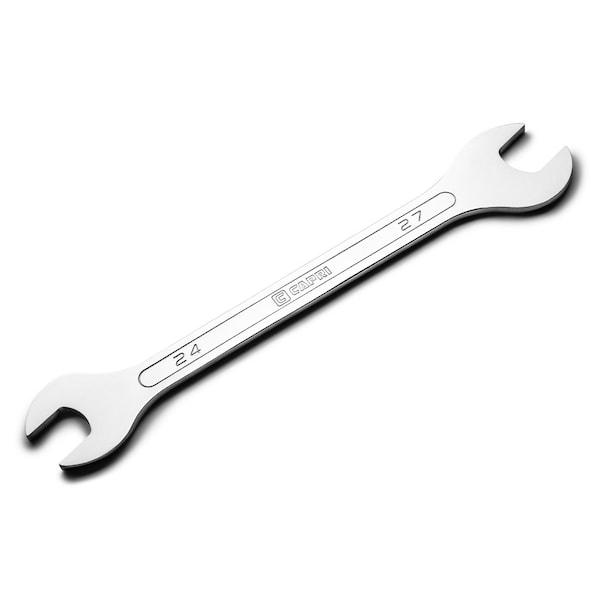 24 mm x 27 mm Super-Thin Open End Wrench, Metric